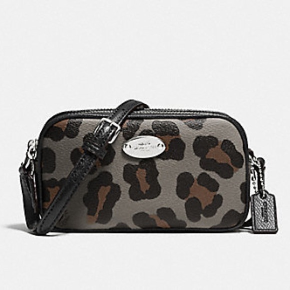 Coach Handbags - New‼️COACH New Ocelot Print Crossbody